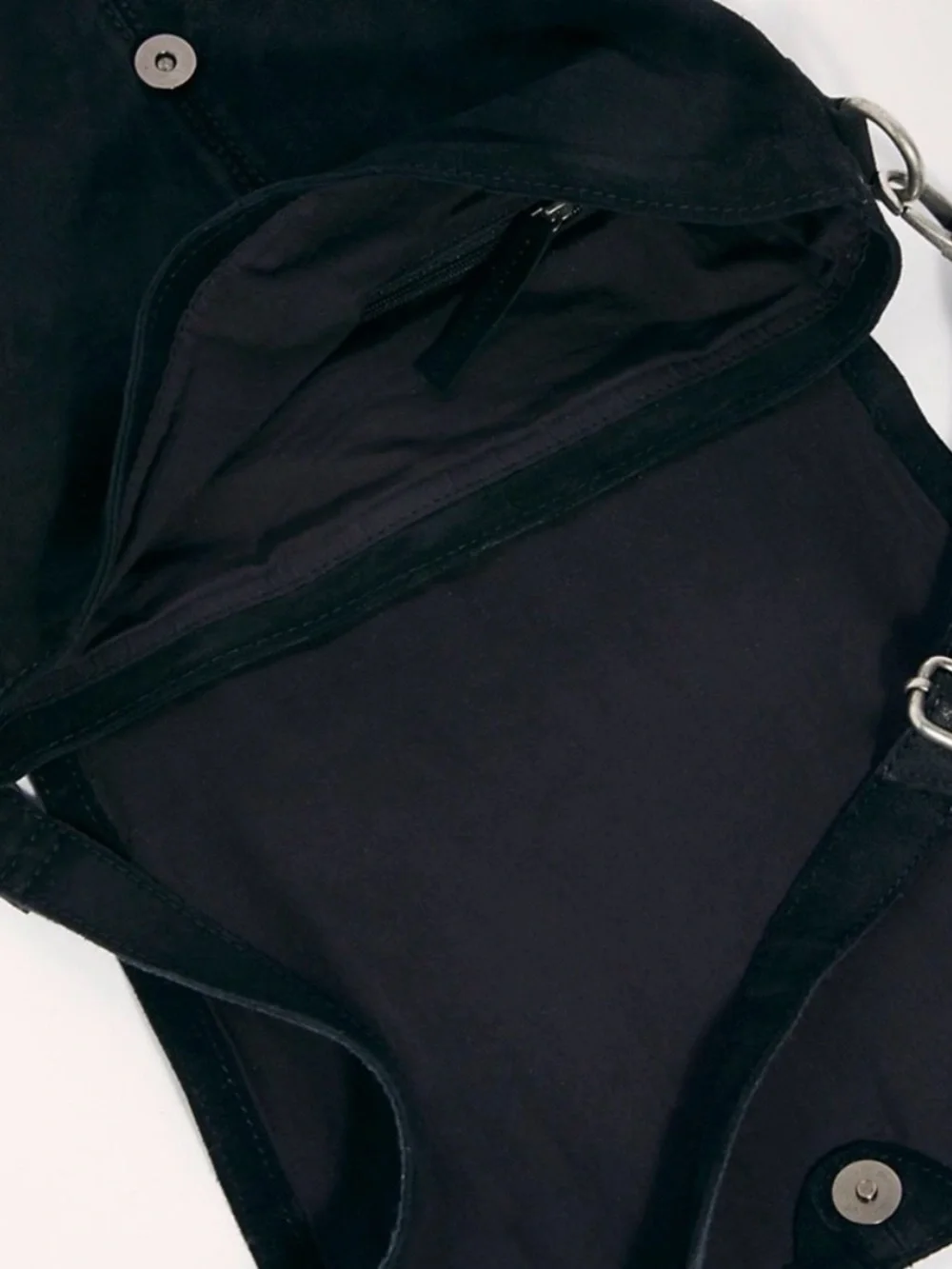 Free People Black Suede backpack